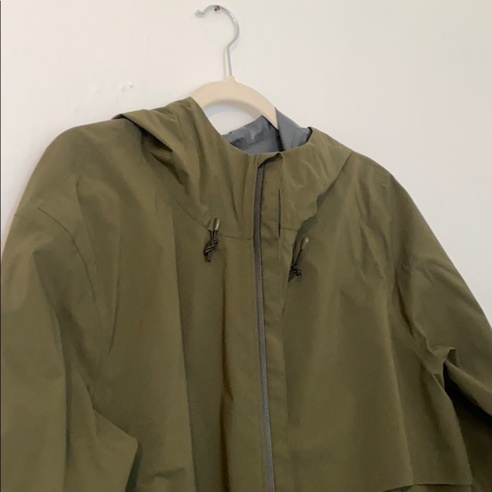 Olive Green REI coop Rain Jacket